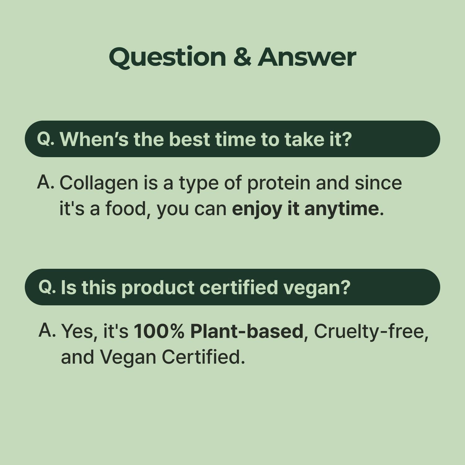 Plant-Based Liquid Collagen with Biotin for Hair, Skin, Nails - Lemon Flavor - 15 Servings - High Absorption - Halal & Kosher - Vegetarian Peptides