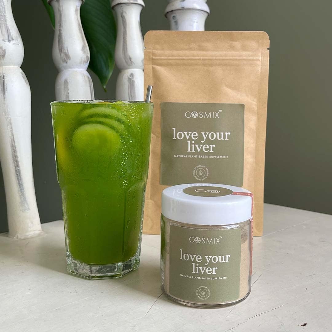 Plant-Based Liver Detox Blend with Bhumi Amalaki & Turmeric - Purify Blood, Reduce Inflammation - 60G, Makes 40 Servings