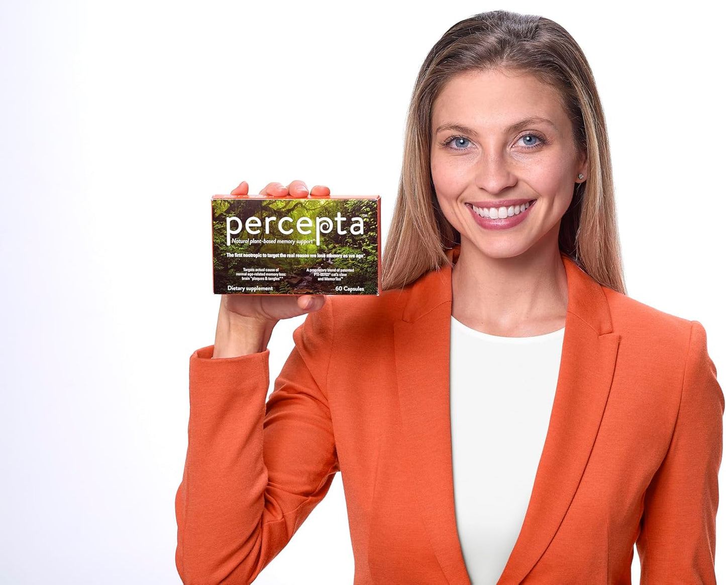 Plant-Based Memory Support Supplement for Focus, Concentration, and Brain Health - Natural Nootropic Booster - 30 Day Supply