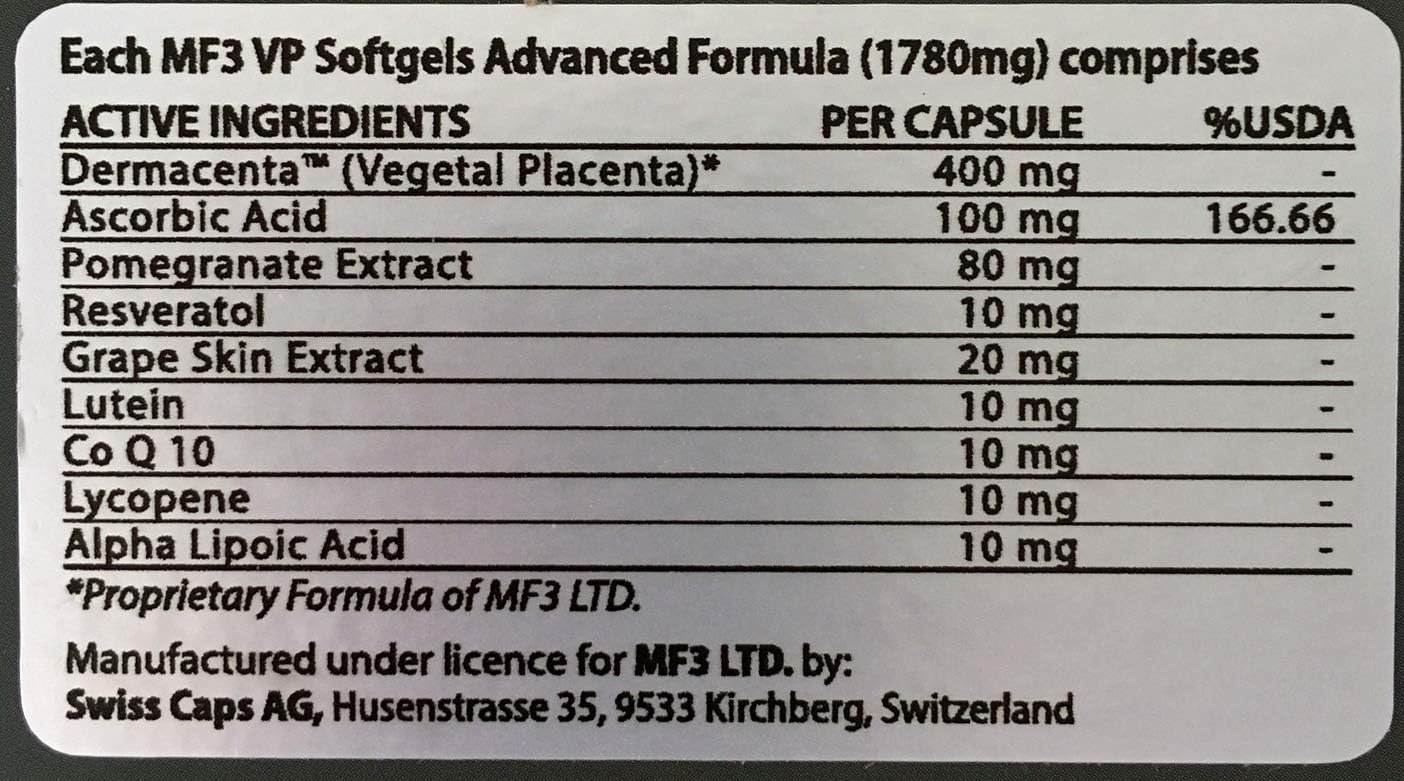 Plant-Based MFIII Placenta Softgels for Enhanced Health and Vitality