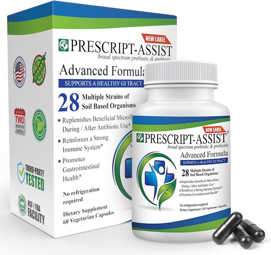 Plant-Based Prebiotics & Probiotics Capsules for Digestive & Immune Health - Vegan Formula, No Pea Protein, Supports Muscle Recovery & Gut Health - 90 Count