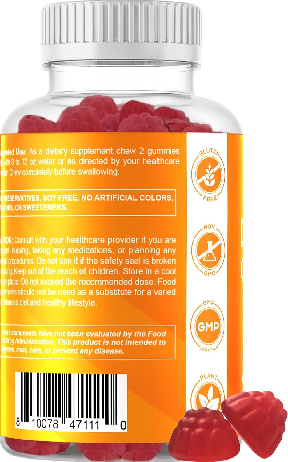 Plant-Based Vitamin D3 K2 Gummies - 60 Count - Supports Bone, Heart, & Immune Health - Non-GMO, Gluten-Free