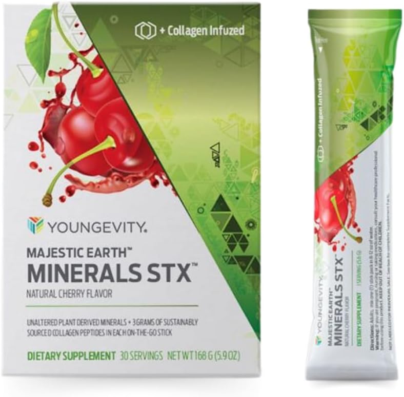 Plant Derived Minerals Powder: Youngevity Majestic Earth Mineral STX - Boost Your Health with Essential Nutrients