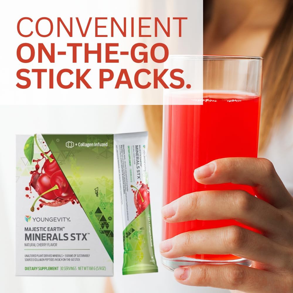 Plant Derived Minerals Powder: Youngevity Majestic Earth Mineral STX - Boost Your Health with Essential Nutrients