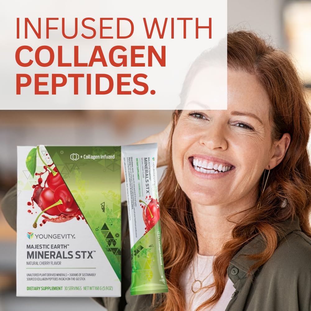Plant Derived Minerals Powder: Youngevity Majestic Earth Mineral STX - Boost Your Health with Essential Nutrients