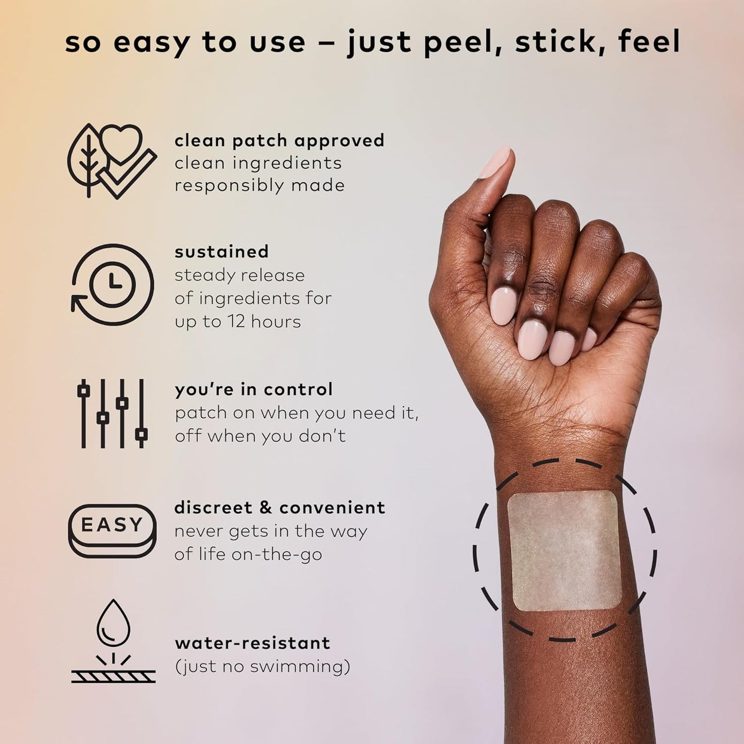 Plant-Powered Wellness Patches with Caffeine, Yerba Mate, Bacopa, and Lion’s Mane - 8 Patches