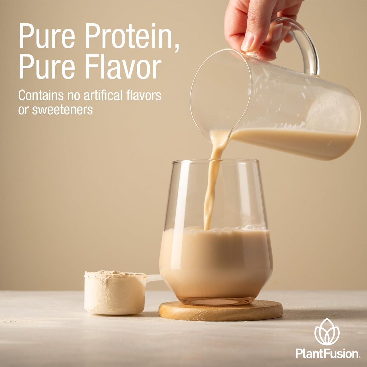 PlantFusion Complete Vegan Protein Powder - BCAA & Digestive Enzyme Blend - Keto, Gluten Free, Non-Dairy, Non-GMO - Natural Ingredients - 5 lb Bulk Size