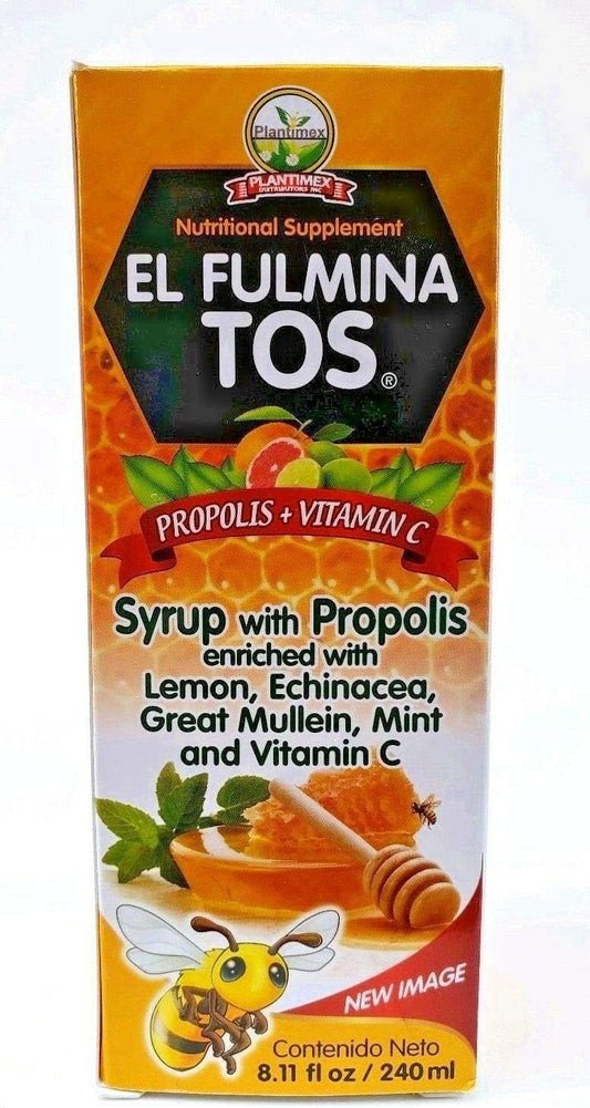 Plantimex FulminaTOS Vitamin C Syrup with Propolis and Lemon - 8.11oz