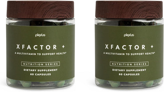 Plexus Xfactor+® Supplement, 60ct Capsules (2 Pack) for Daily Nutrition Boost