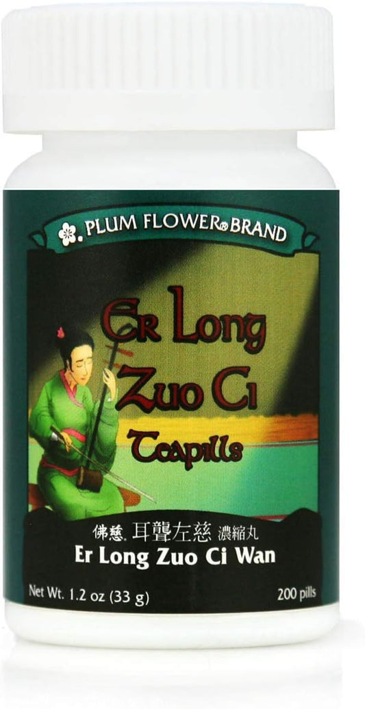Plum Flower Er Long Zuo Ci Wan - 200 ct, Traditional Chinese Herbal Supplement