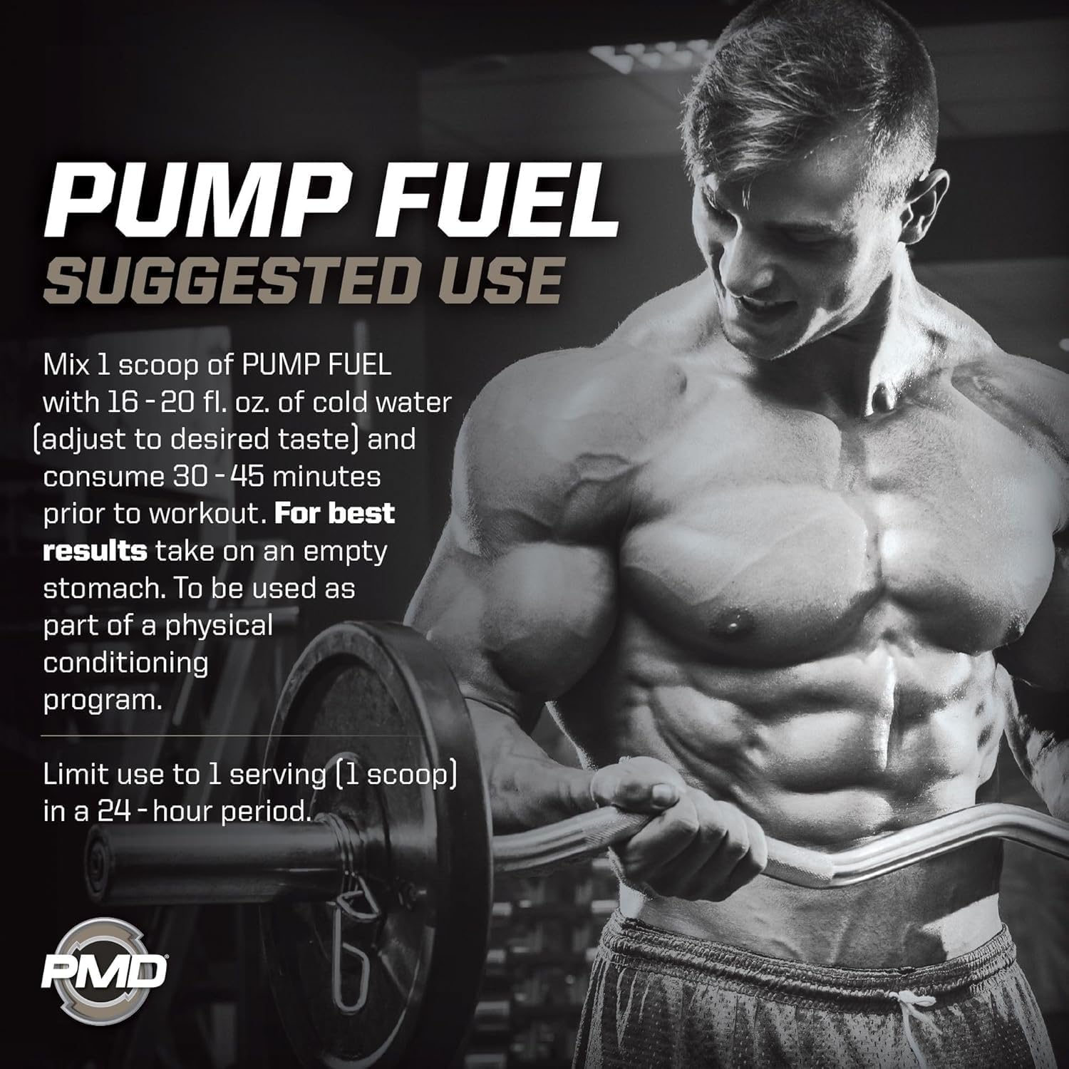 PMD Sports Ultra Pump Fuel Insanity - Tropical Orange Mango Pre Workout Mix for Energy, Strength, Endurance, Recovery - 30 Servings