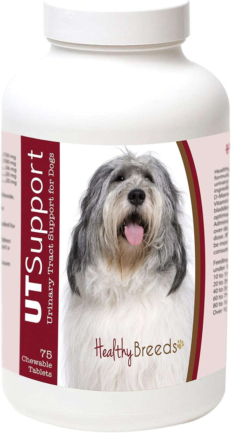 Polish Lowland Sheepdog Cranberry UT Support Chewables - 75 Count - Fight Harmful Bacteria & Prevent Bladder Infections in Dogs