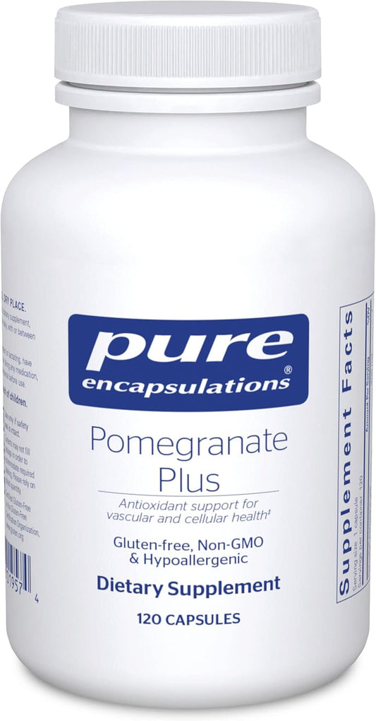 Pomegranate Plus Capsules for Vascular and Cellular Health - 120 Count