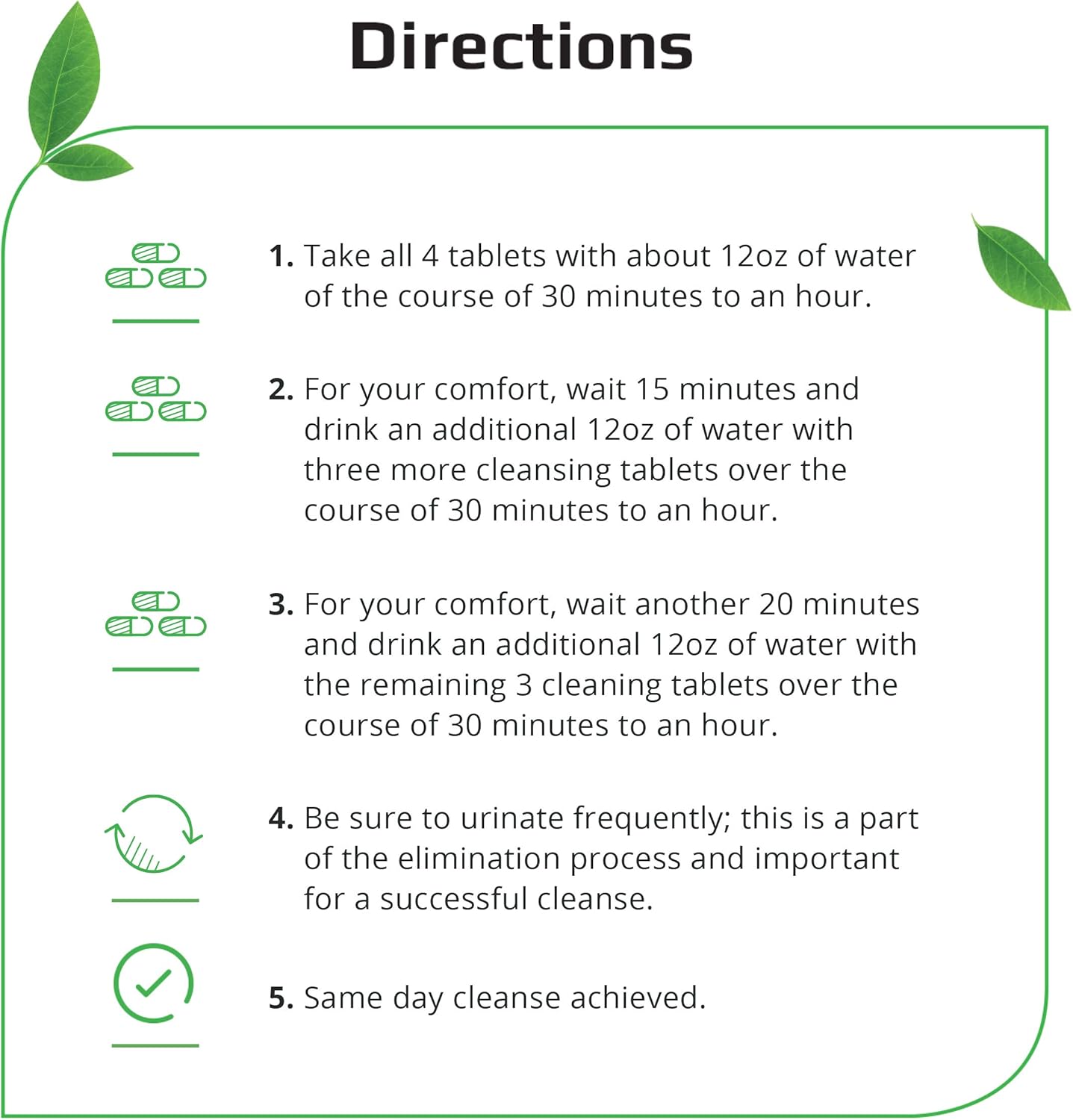 Portable and Discreet Herbal Clean QTabs Same-Day Detox - 10 Tablets for Quick Toxin Elimination