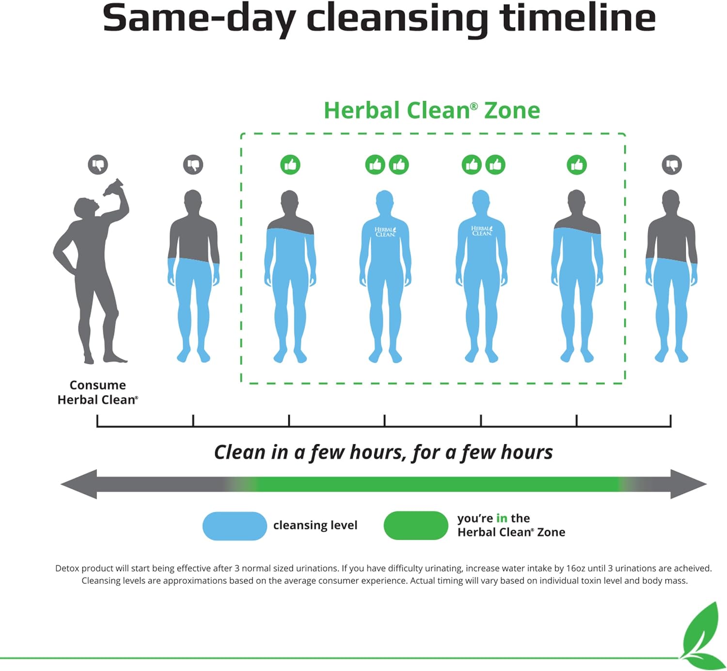 Portable and Discreet Herbal Clean QTabs Same-Day Detox - 10 Tablets for Quick Toxin Elimination