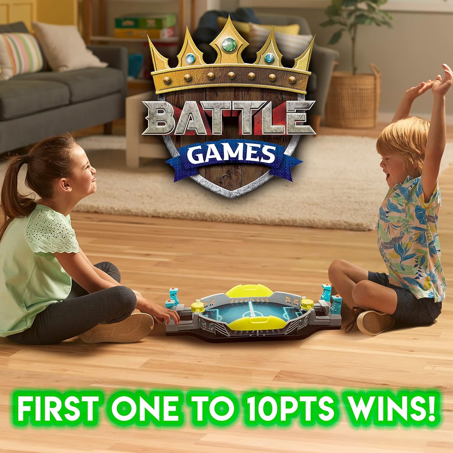 Portable Tabletop Soccer Shootout Game with LED Scoreboard and Sounds - Fun Mini Arcade Style Soccer Table for All Ages by Franklin Sports