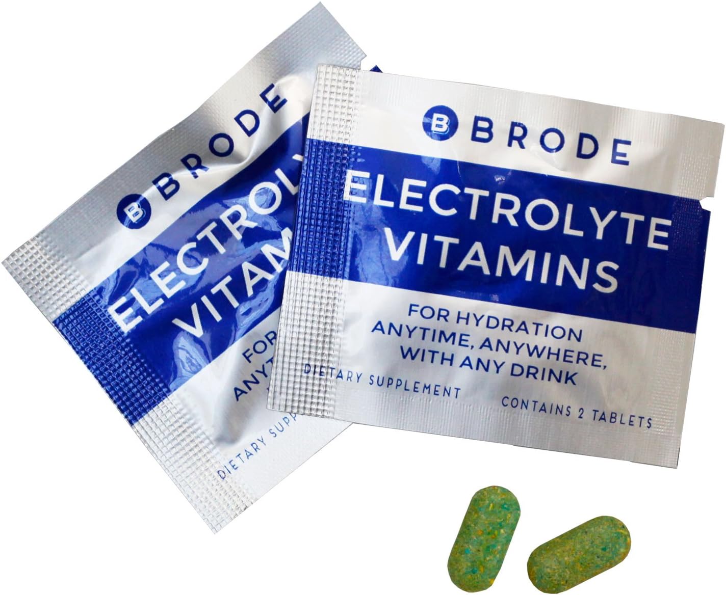 Portable Zero-Sugar Electrolyte Tablets with Vitamins - Convenient for Sports, Nightlife, Jet Lag - 100 Packets