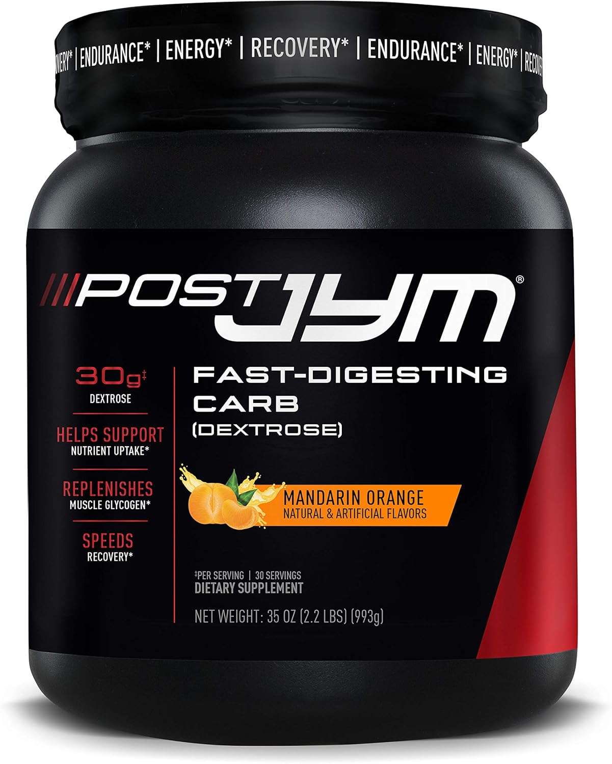 Post JYM Active Matrix: Post-Workout BCAAs, Glutamine, Creatine HCL & Dextrose Carbs for Muscle Growth, Strength & Recovery - 30 Servings