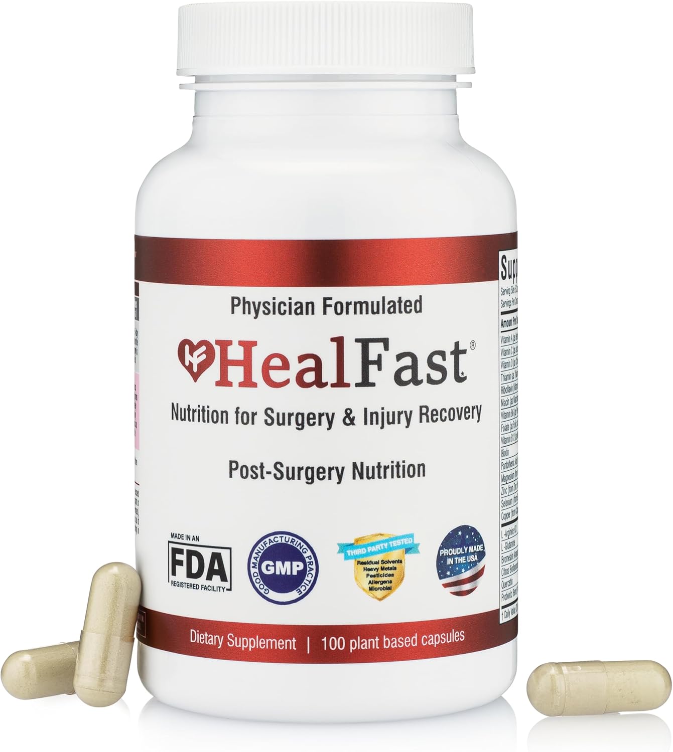 Post-Op Recovery Supplement for Surgery, Wounds, Scars & Bruising - Supports Healing Optimization - BBL Supplies