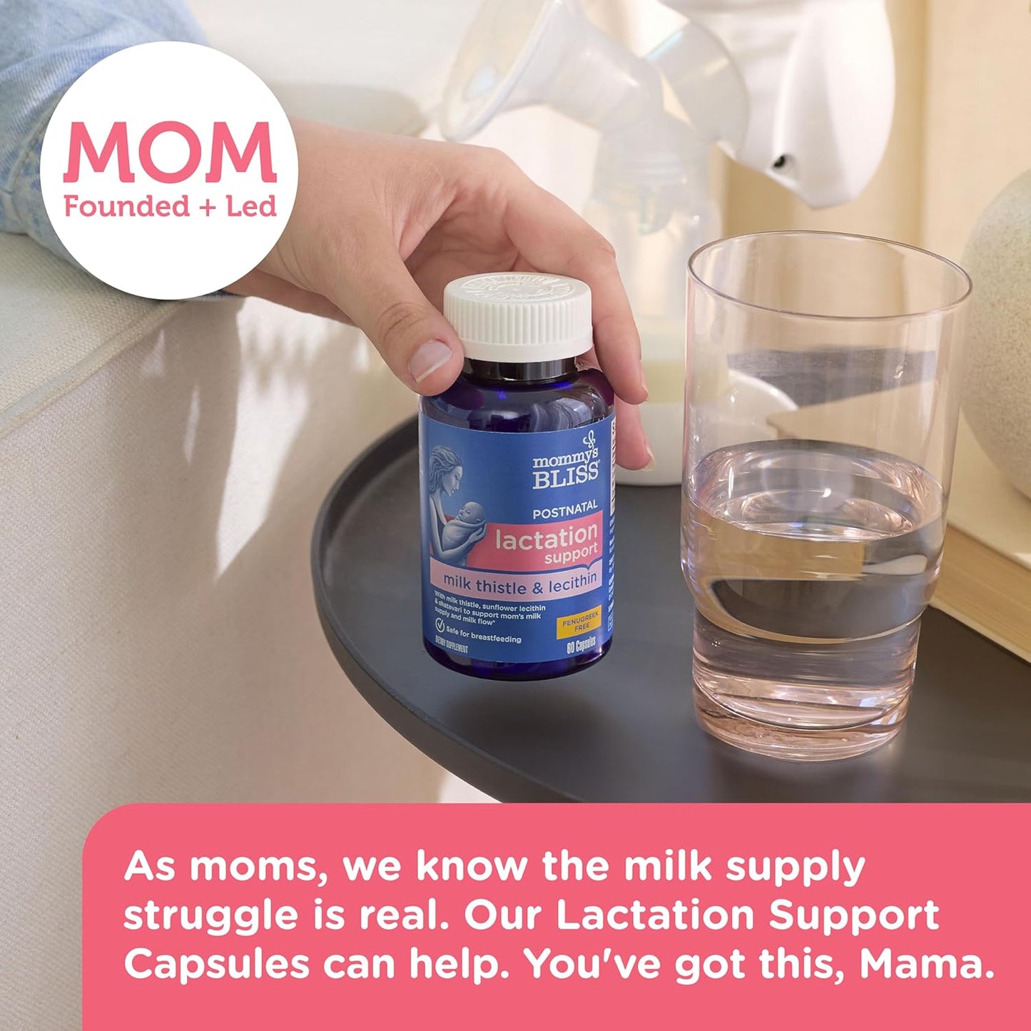 Postnatal Lactation Support with Milk Thistle, Shatavari, and Lecithin - 60 Capsules