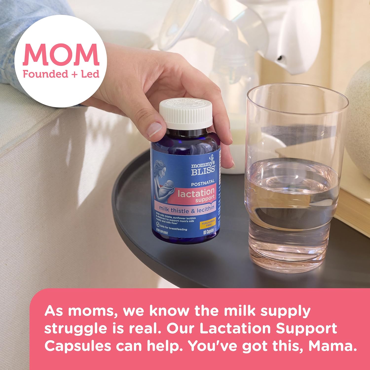 Postnatal Lactation Support with Milk Thistle, Shatavari, and Lecithin - 60 Capsules