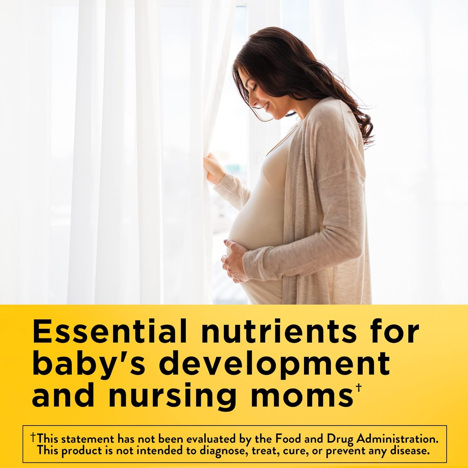 Postnatal Multivitamin with DHA for Breastfeeding Moms & Babies - 60 Softgels, Includes Iron, Vitamin D3, Calcium, Iodine & More