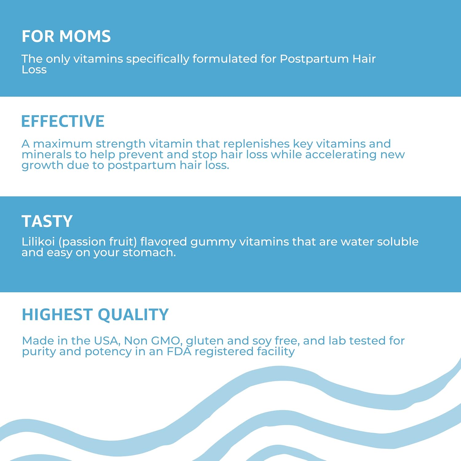 Postpartum Hair Loss Vitamins with Biotin, Collagen, & Folate - Full Hair Cycle Pack for Baby Blues - Hair Growth Support