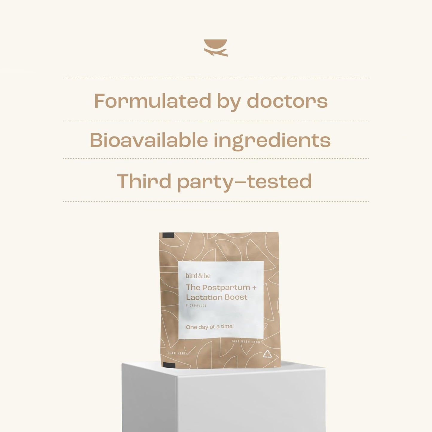 Postpartum Lactation Boost Vitamins for Hormone Support & Milk Supply - Includes DHA, Iron, Choline, B12 - 30-Day Supply