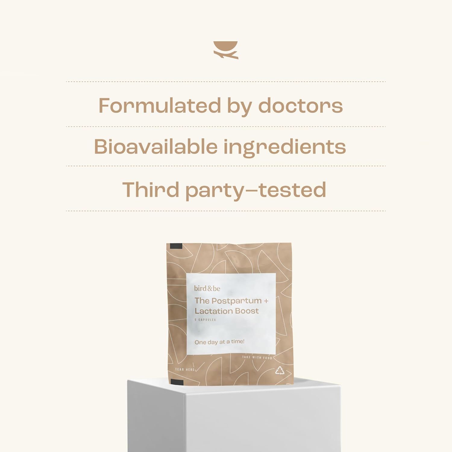 Postpartum Lactation Boost Vitamins for Hormone Support & Milk Supply - Includes DHA, Iron, Choline, B12 - 30-Day Supply