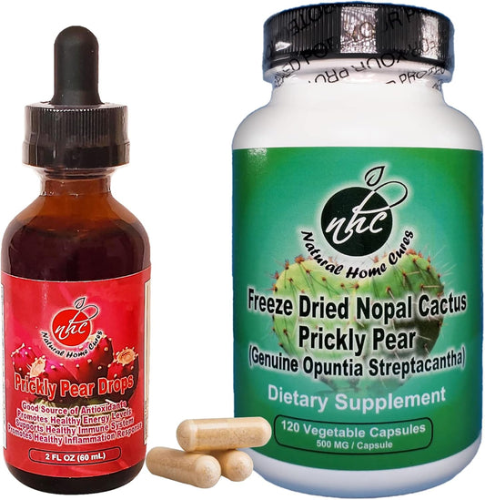 Potent Natural Prickly Pear Cactus Extract Tincture with Betalains - 2oz Bottle