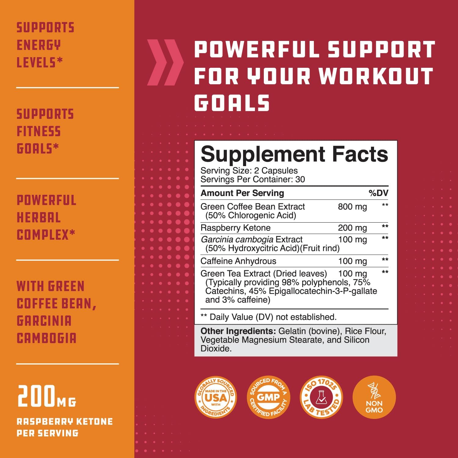 Potent Weight Loss Bundle: Raspberry Ketones, Green Tea Extract, African Mango & Zinc Gummies - Gluten & Gelatin Free for Adults