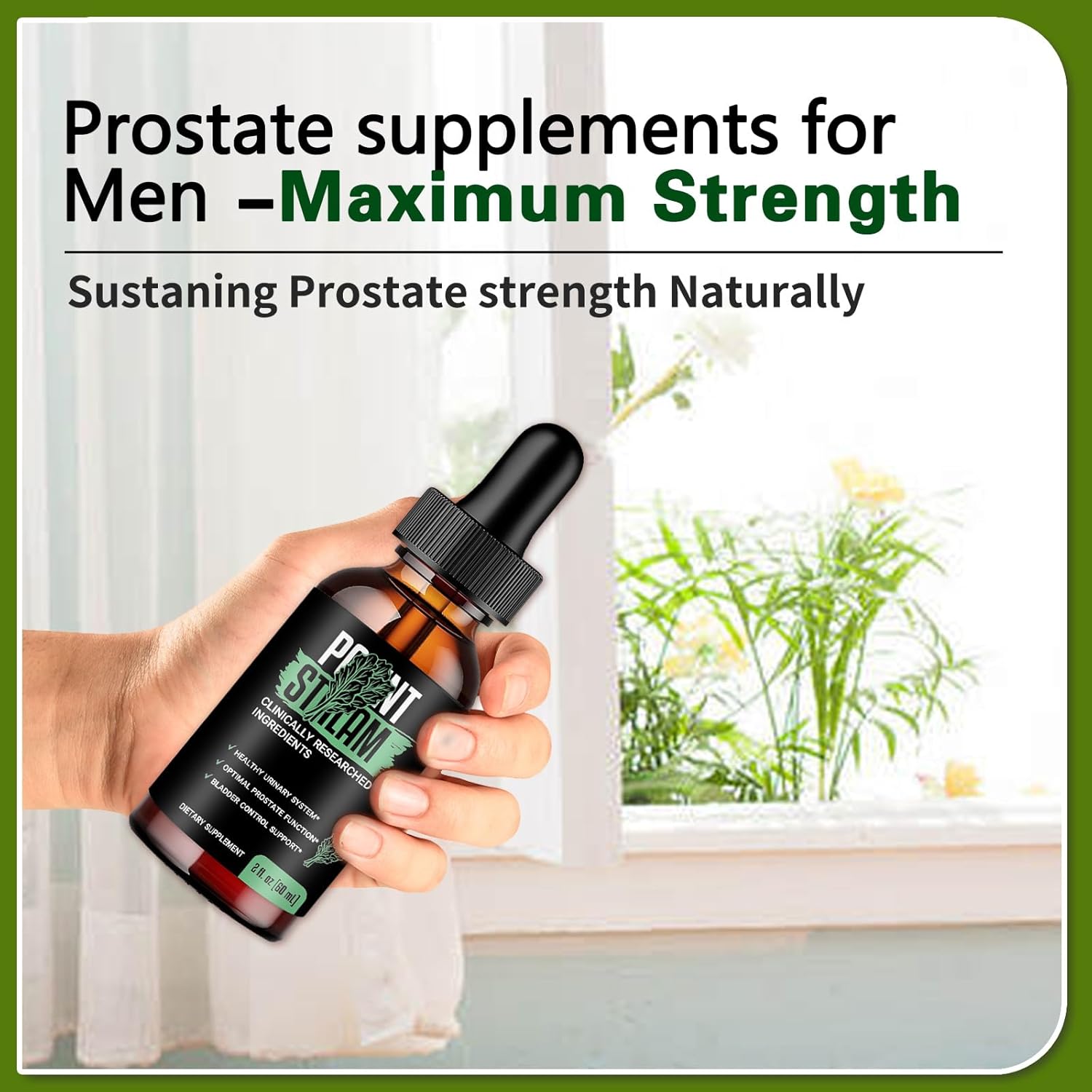 PotentStream Prostate Health Supplements for Men - Official Formula, 4 Fl Oz (Pack of 2)