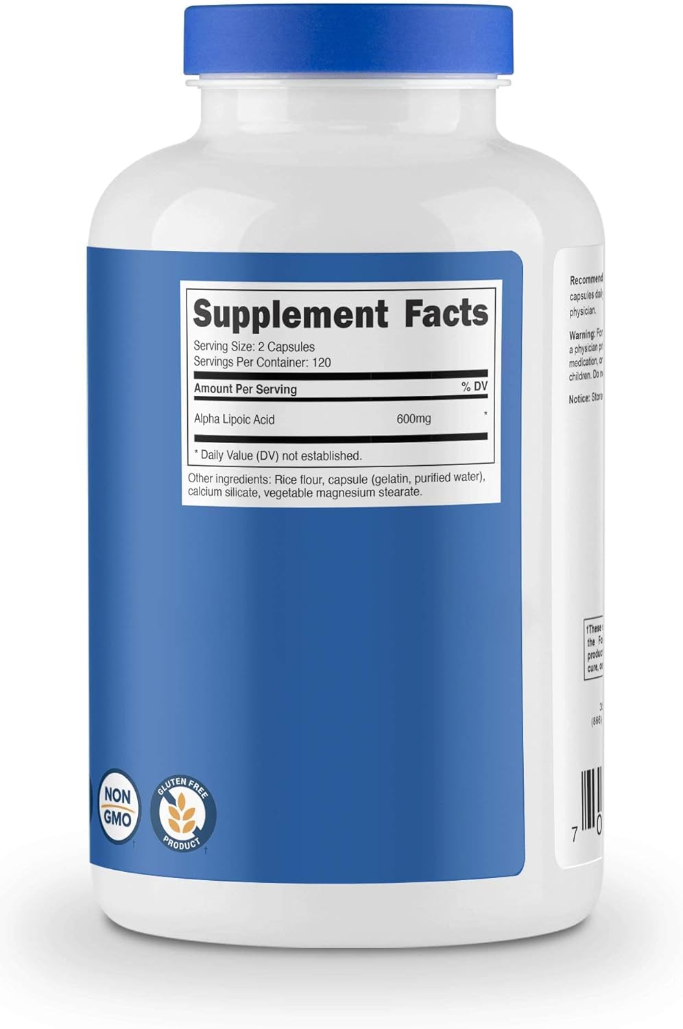 Powerful Antioxidant Bundle: Nutricost Alpha Lipoic Acid 600mg, CoQ10 100mg, Turmeric 500mg Capsules with BioPerine - 480 Caps in Total