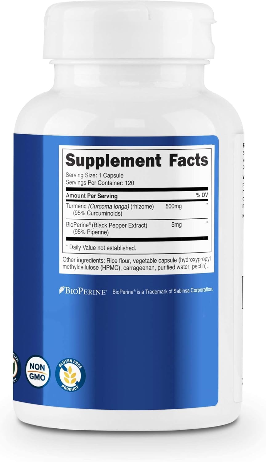 Powerful Antioxidant Bundle: Nutricost Alpha Lipoic Acid 600mg, CoQ10 100mg, Turmeric 500mg Capsules with BioPerine - 480 Caps in Total