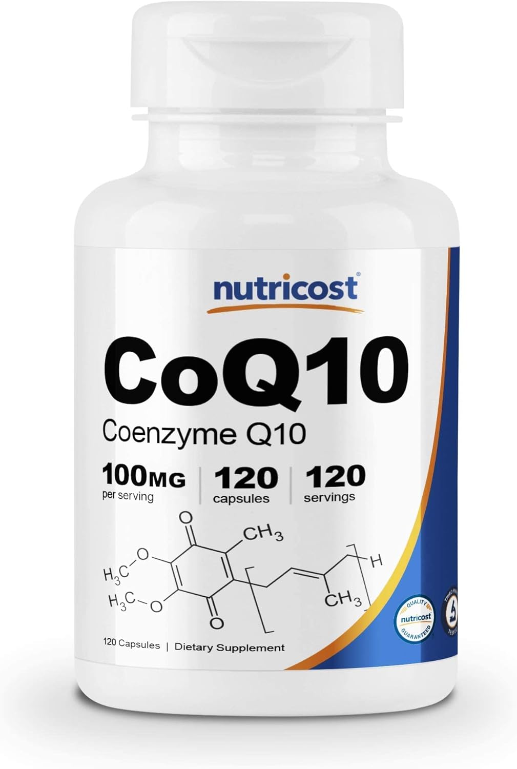Powerful Antioxidant Bundle: Nutricost Alpha Lipoic Acid 600mg, CoQ10 100mg, Turmeric 500mg Capsules with BioPerine - 480 Caps in Total
