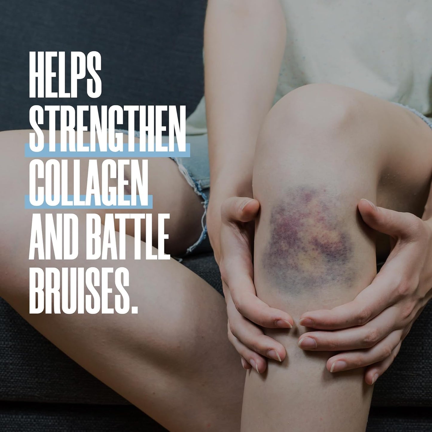 Powerful Bruise Relief Supplement with Zinc, Vitamin K, D3, Ascorbic Acid, and Bioflavonoids - 60 Capsules, Pharmacist Formulated