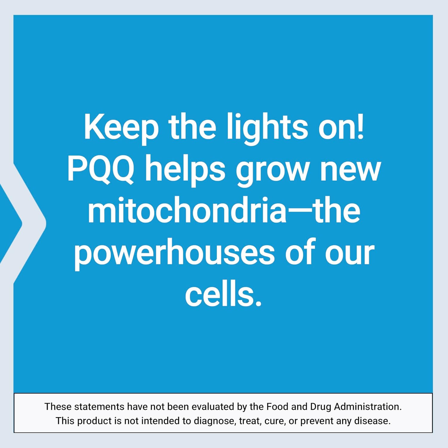 PQQ Capsules 10mg - Supports Mitochondrial Growth, ATP Production - Gluten-Free, Non-GMO, Vegetarian - 30 Capsules