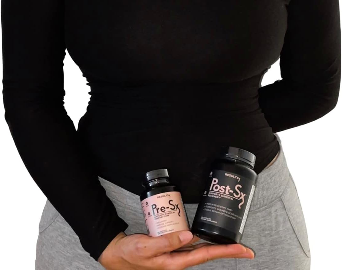Pre-Sx Surgical Multivitamin with Iron for BBL, Tummy Tuck, Breast, Lipo, Nail & Hair, Skin Care - 60 Capsules