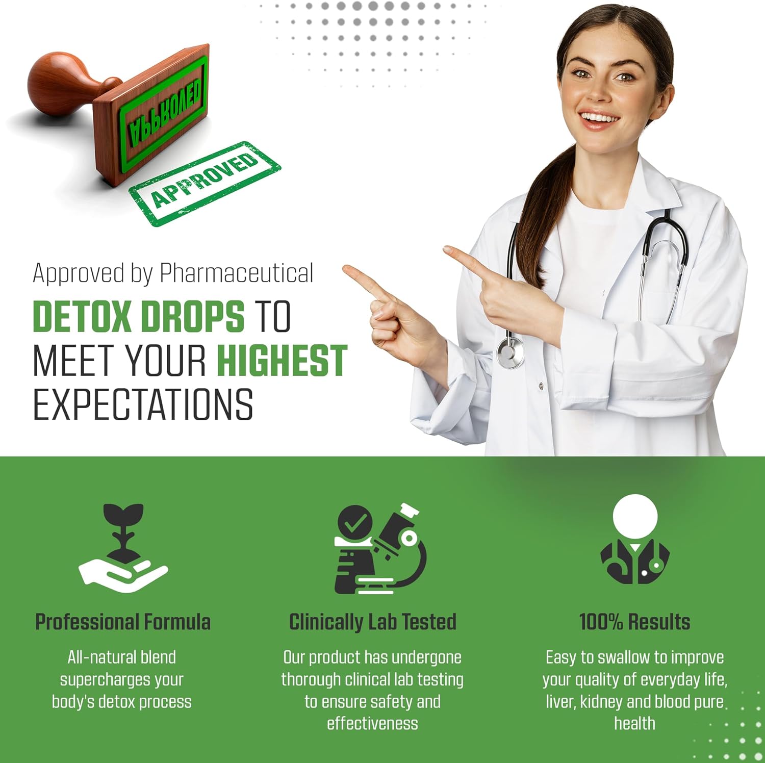 Premium 5-Day Body Cleanse Liquid Detox Drops with Milk Thistle - Liver & Gut Cleanse Supplement for Detox & Repair