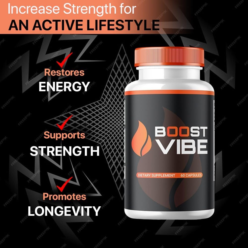 Premium All Natural SPRESSO Boost Vibe Capsules for Male Health (2 Pack - 120 Capsules)