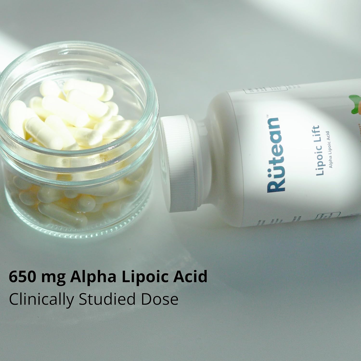Premium Alpha Lipoic Acid Capsules for Liver, Nerve, & Heart Health - Lipoic Lift - 60 Capsules - Gluten-Free & Non-GMO.