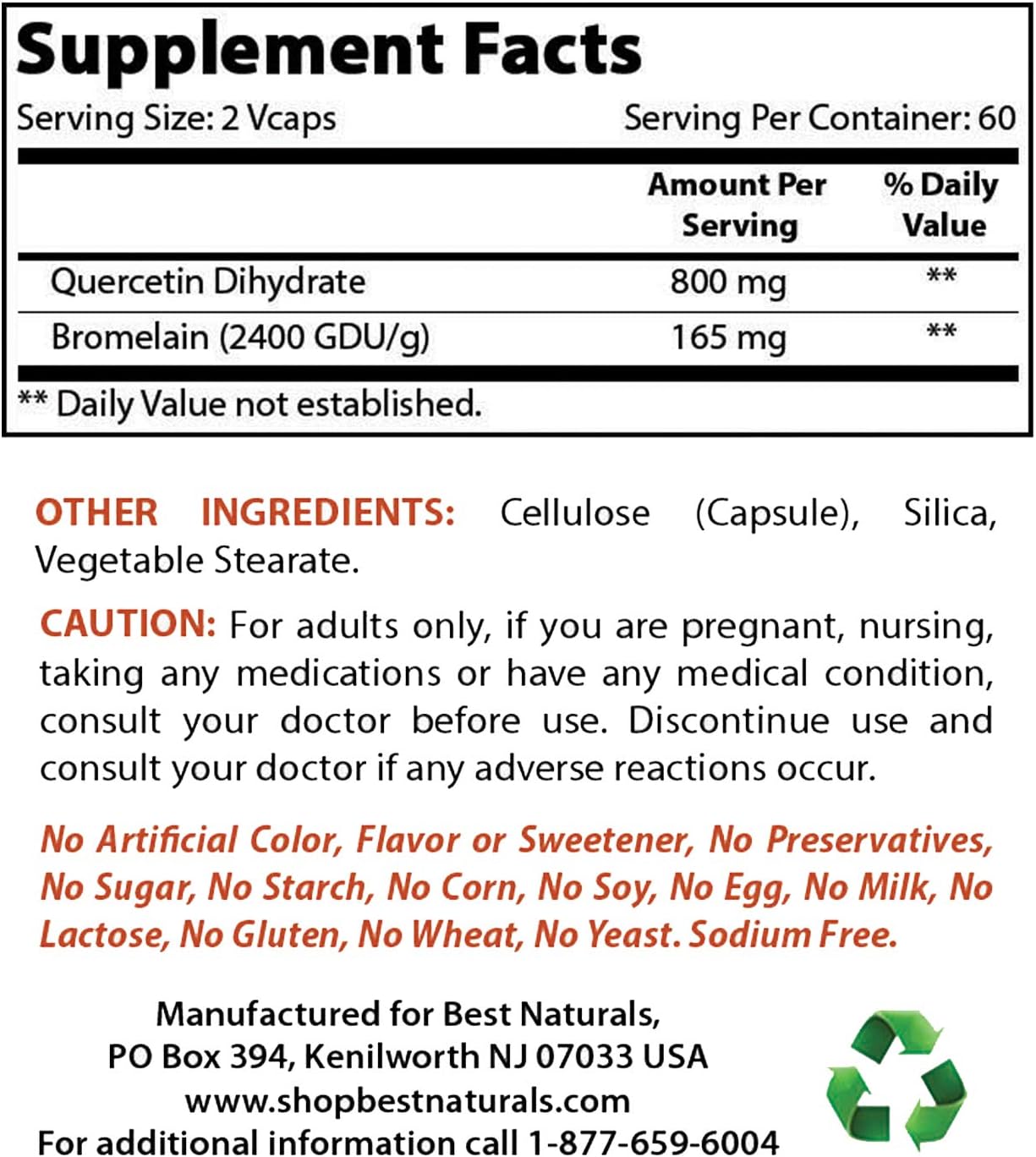 Premium Berberine Plus 1000mg Supplement with Quercetin and Bromelain for Optimal Health