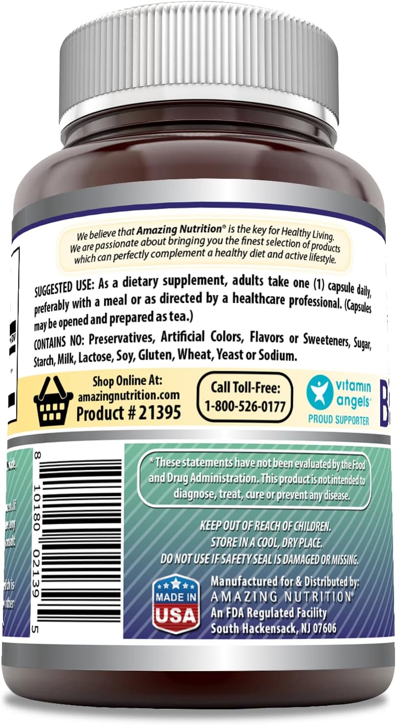 Premium Black Cohosh Supplement 540mg - 120 Capsules | Non-GMO & Gluten-Free | Made in USA by Amazing Nutrition