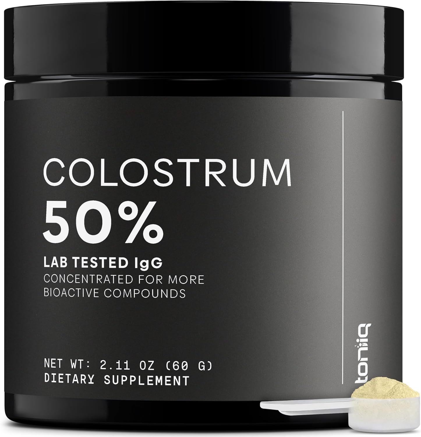 Premium Bovine Colostrum Powder with 50% IgG - 2,000mg per Serving - Immune, Gut, Skin Health Support - Third Party Tested - 30 Servings