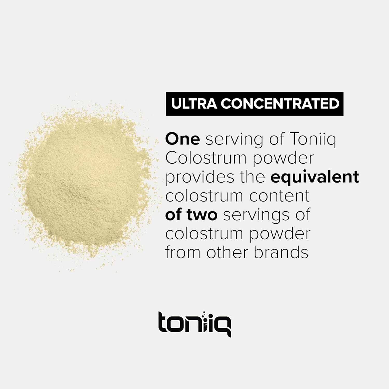 Premium Bovine Colostrum Powder with 50% IgG - 2,000mg per Serving - Immune, Gut, Skin Health Support - Third Party Tested - 30 Servings