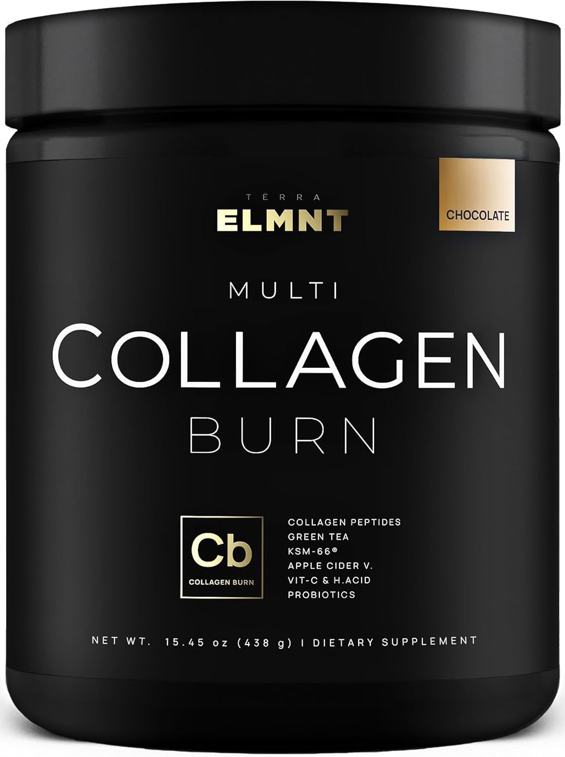 Premium Chocolate Collagen Powder with Probiotics, ACV, KSM66, Hyaluronic Acid, Biotin - Women's Weight Loss & Beauty Supplement