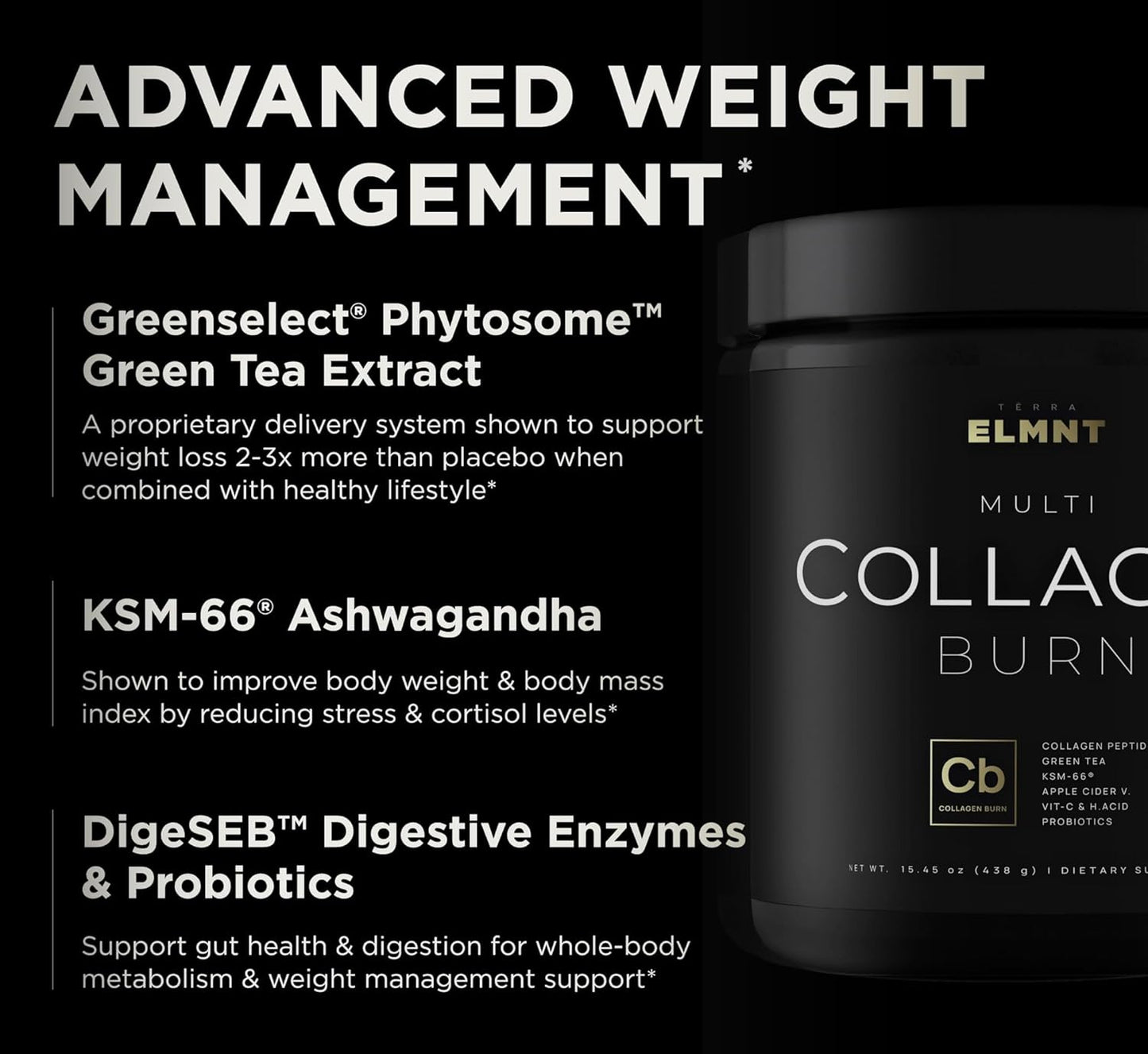 Premium Chocolate Collagen Powder with Probiotics, ACV, KSM66, Hyaluronic Acid, Biotin - Women's Weight Loss & Beauty Supplement