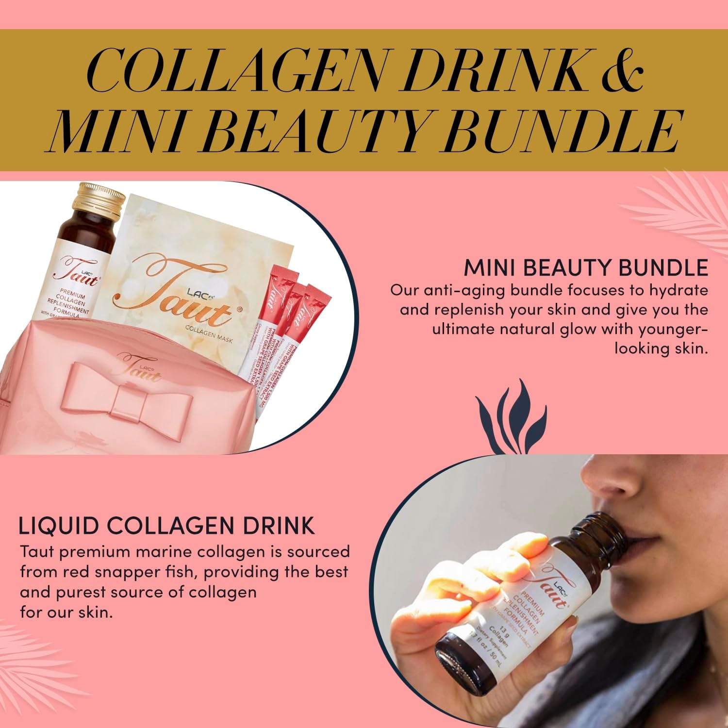 Premium Collagen Drink for Women - Advanced Formula for Hydration, Vitamins C, Moisturized, Luminous, and Supple Skin - Best Liquid Collagen Formula