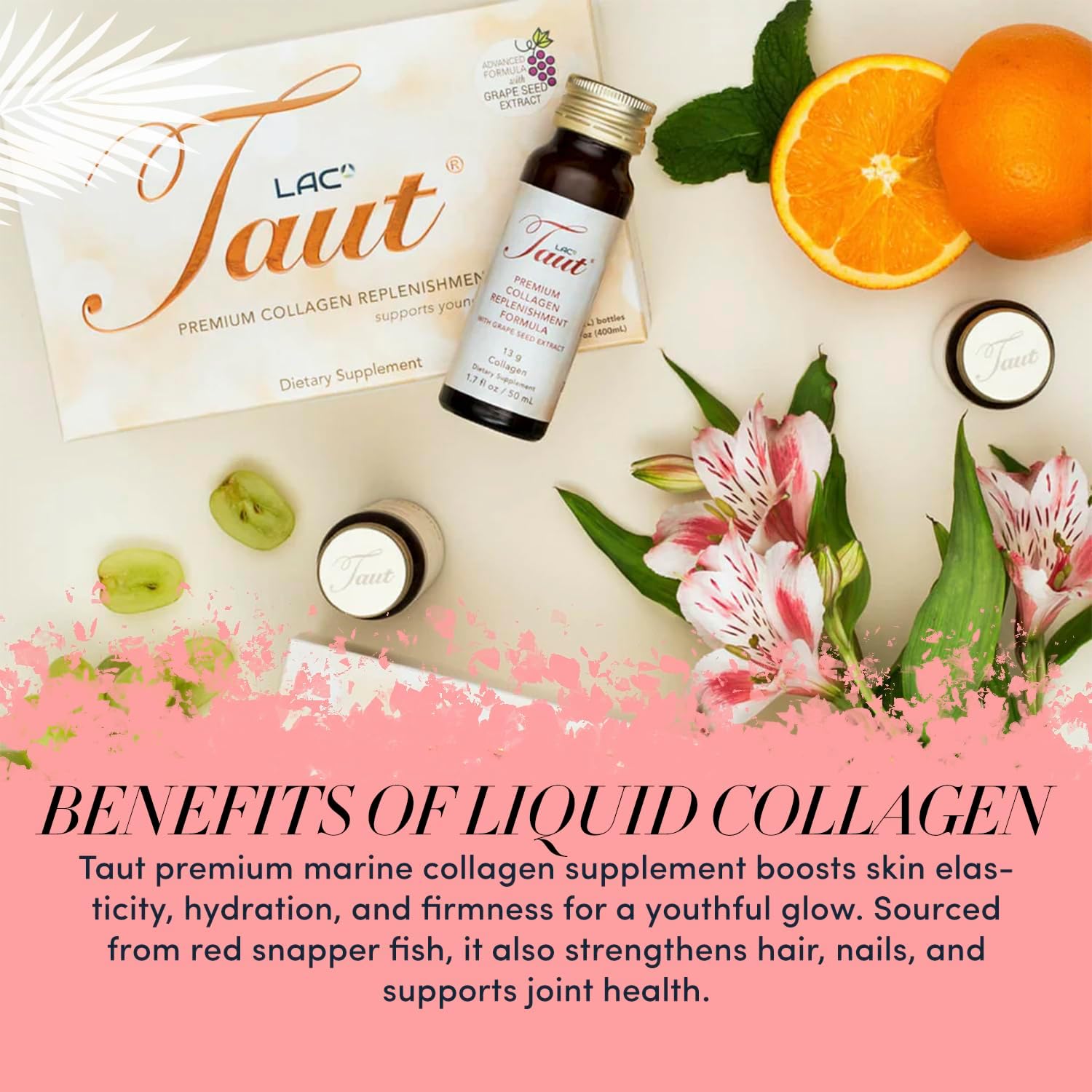 Premium Collagen Drink for Women - Advanced Formula for Hydration, Vitamins C, Moisturized, Luminous, and Supple Skin - Best Liquid Collagen Formula