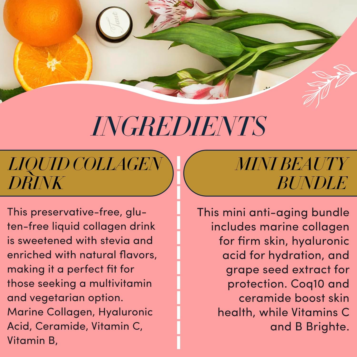 Premium Collagen Drink for Women - Advanced Formula for Hydration, Vitamins C, Moisturized, Luminous, and Supple Skin - Best Liquid Collagen Formula